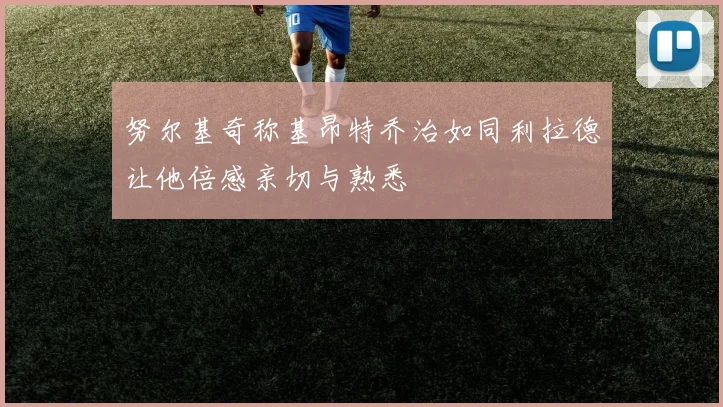 努尔基奇称基昂特乔治如同利拉德让他倍感亲切与熟悉